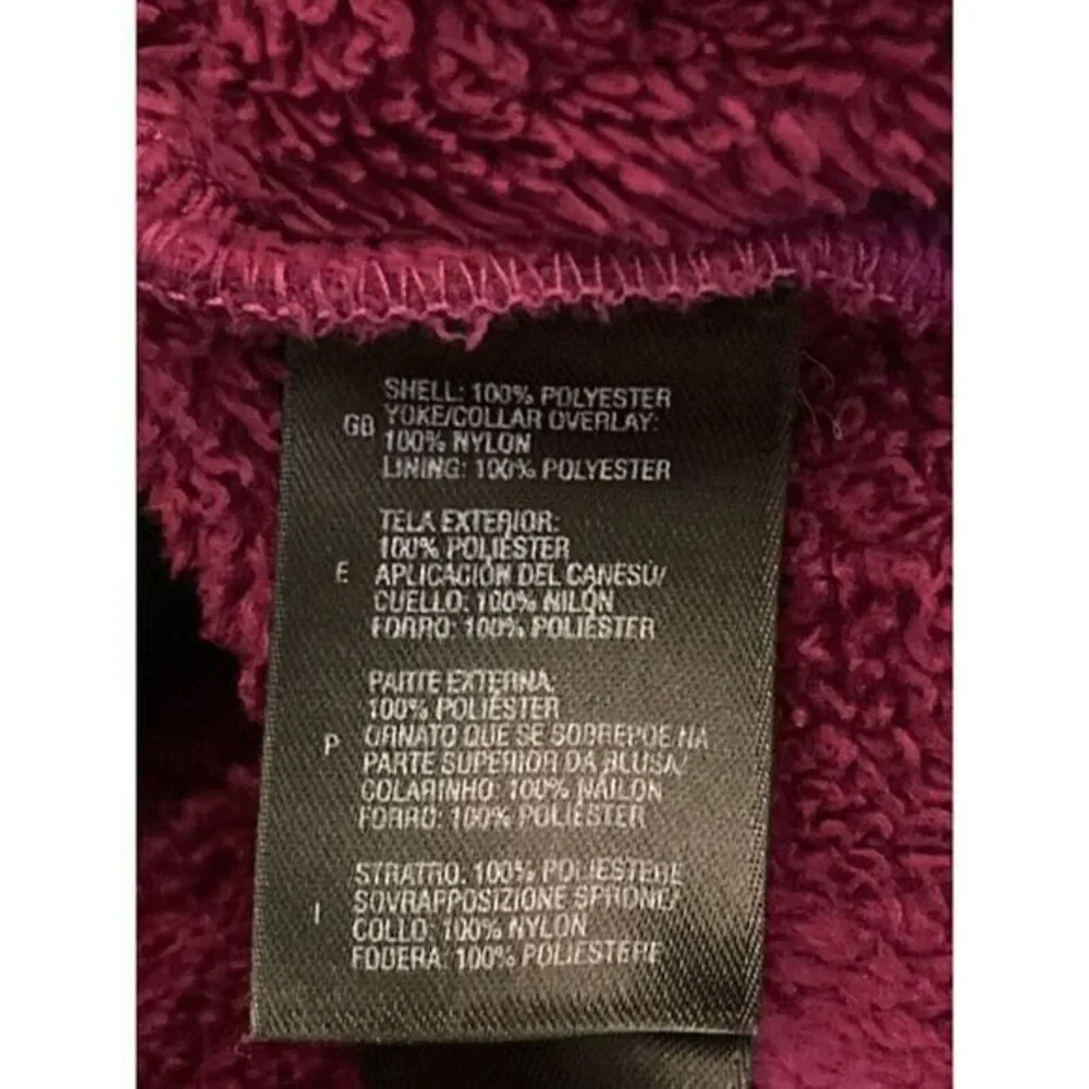 The North Face Denali Fleece Jacket Girls Magenta Size XL‎ Full Zip
